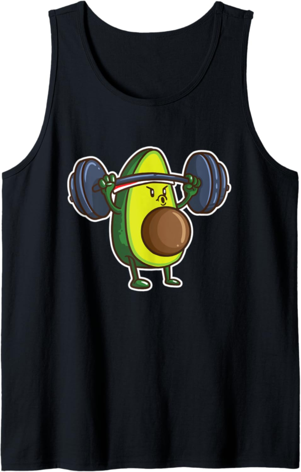 Avocado Powerlifting Weightlifting Gift Gym Food Lover Vegan... - Image 2